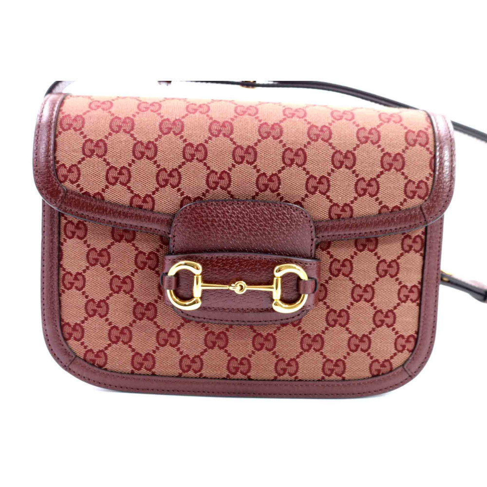 Gucci Horsebit GG Bordeaux