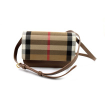 Burberry Tracollina Pelle Marrone