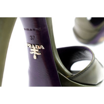 Prada Decollete Pelle Verde