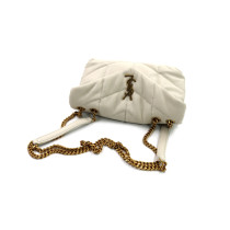 Saint Laurent Puffer Toy Pelle Bianca