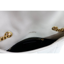 Saint Laurent Puffer Toy Pelle Bianca