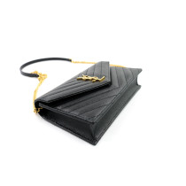 Saint Laurent Woc Cassandre Pelle Nera