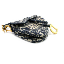 Dior Saddle Tela Blu