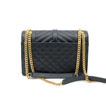 Saint Laurent Envelope Pelle Nera