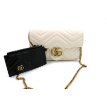 Gucci Marmont Cuir Blanc