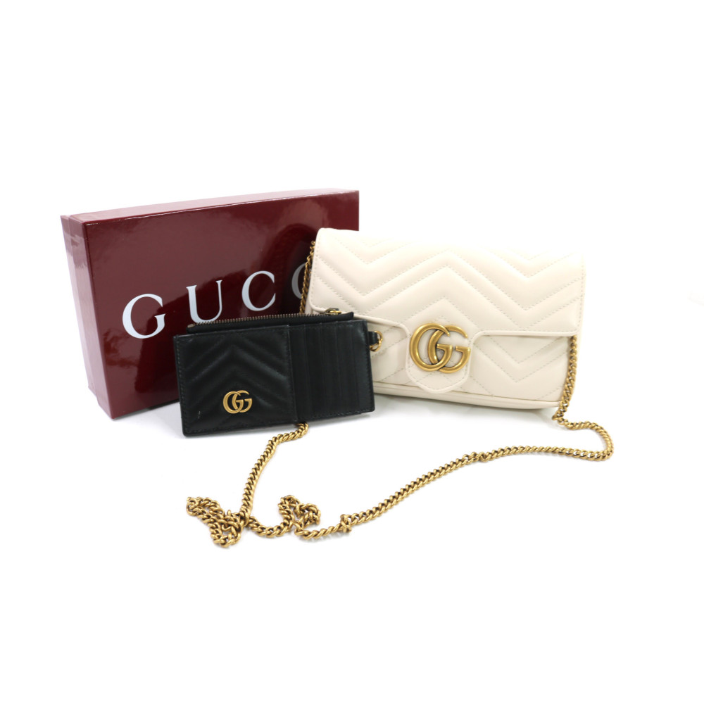 Gucci Marmont Cuir Blanc