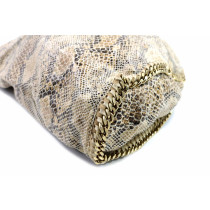 Stella McCartney Falabella Due Catene Tote Stampa Pitonata