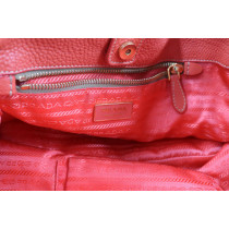 Prada Shopping Pelle Arancio