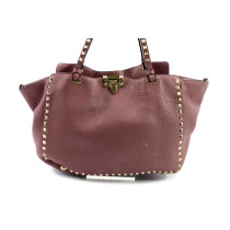 Valentino Shopping Rockstud Pelle Rosa