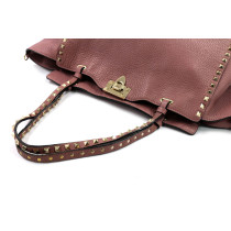 Valentino Shopping Rockstud Pelle Rosa
