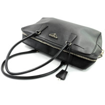 Prada Shopping Pelle Saffiano Nero