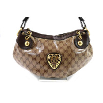 Gucci Hysteria Shoulder Bag GG Crystal Beige