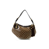Gucci Hysteria Shoulder Bag GG Crystal Beige