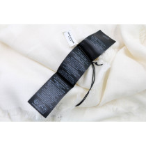 Saint Laurent Foulard Modal e Cashmere Panna