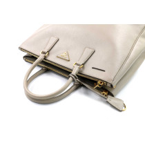 Prada Galleria Pelle Saffiano Beige