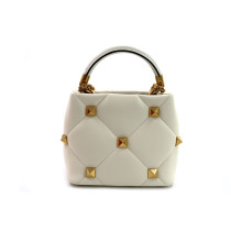Valentino RomanStud Cuir Blanc