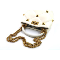 Valentino RomanStud Cuir Blanc