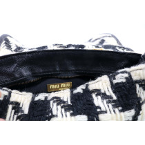 Miu Miu Shopping Lana Bianca e Nera