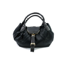 Fendi Spy Tela e Pelle Nera