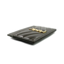 Saint Laurent Portacarte Pelle Verde