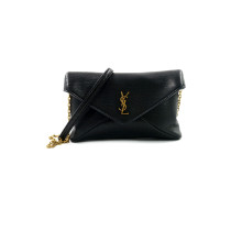 Saint Laurent Envelope Pelle Nera