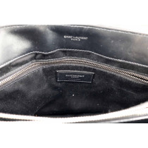 Saint Laurent Lou Lou Media Pelle Nera