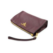 Prada Pochette Accessoire Pelle Bordeaux