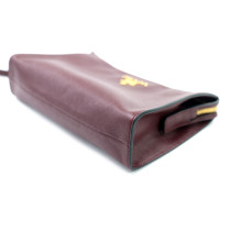 Prada Pochette Accessoire Pelle Bordeaux
