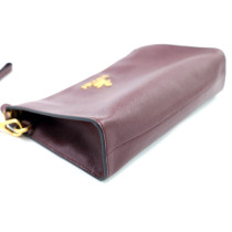 Prada Pochette Accessoire Pelle Bordeaux