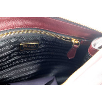 Prada Pochette Accessoire Pelle Bordeaux