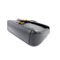 Gucci Borsa a Spalla GG Marmont Misura Media Pelle Nera