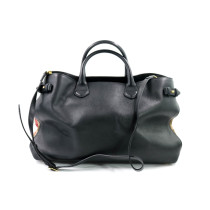 Burberry Shopping Pelle Nera
