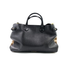 Burberry Shopping Pelle Nera