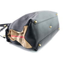 Burberry Shopping Pelle Nera