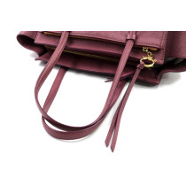 Ferragamo Shopping Pelle Viola