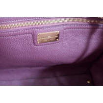 Ferragamo Shopping Pelle Viola