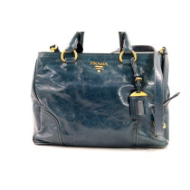 Prada Shopping Pelle Blu