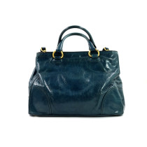 Prada Shopping Pelle Blu