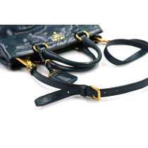 Prada Shopping Pelle Blu
