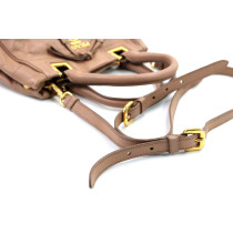 Prada Shopping Mini Pelle Beige