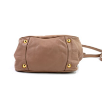 Prada Shopping Mini Pelle Beige