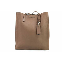 Miu Miu Shopping Pelle Beige