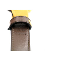 Gucci Cintura Reversibile GG Beige e Pelle Nera