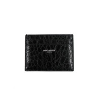 Saint Laurent Portacarte Pelle Nera