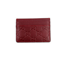 Gucci Portacarte Pelle Bordeaux