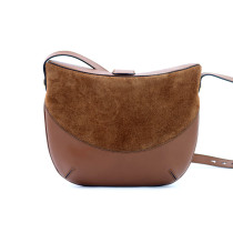 Gucci Tracolla Scamoscita Marrone