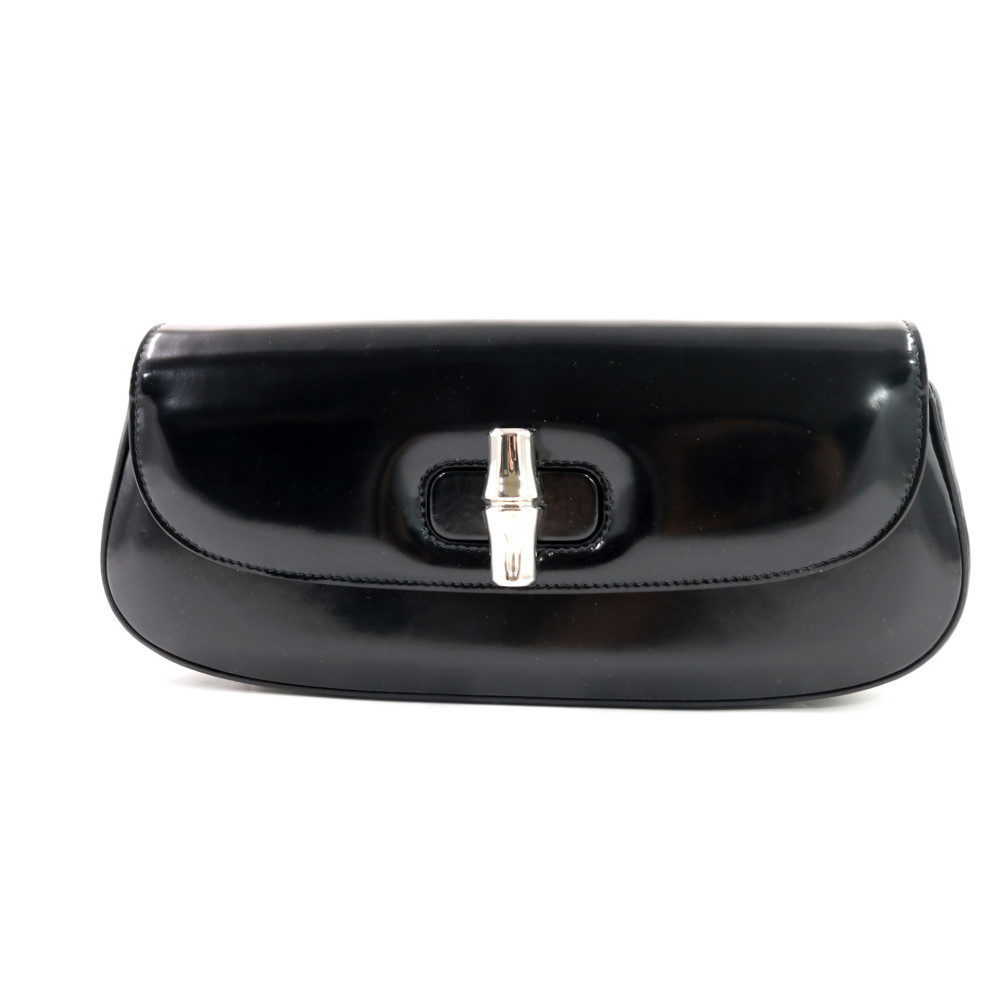 Gucci Bamboo East West Vernis Nera