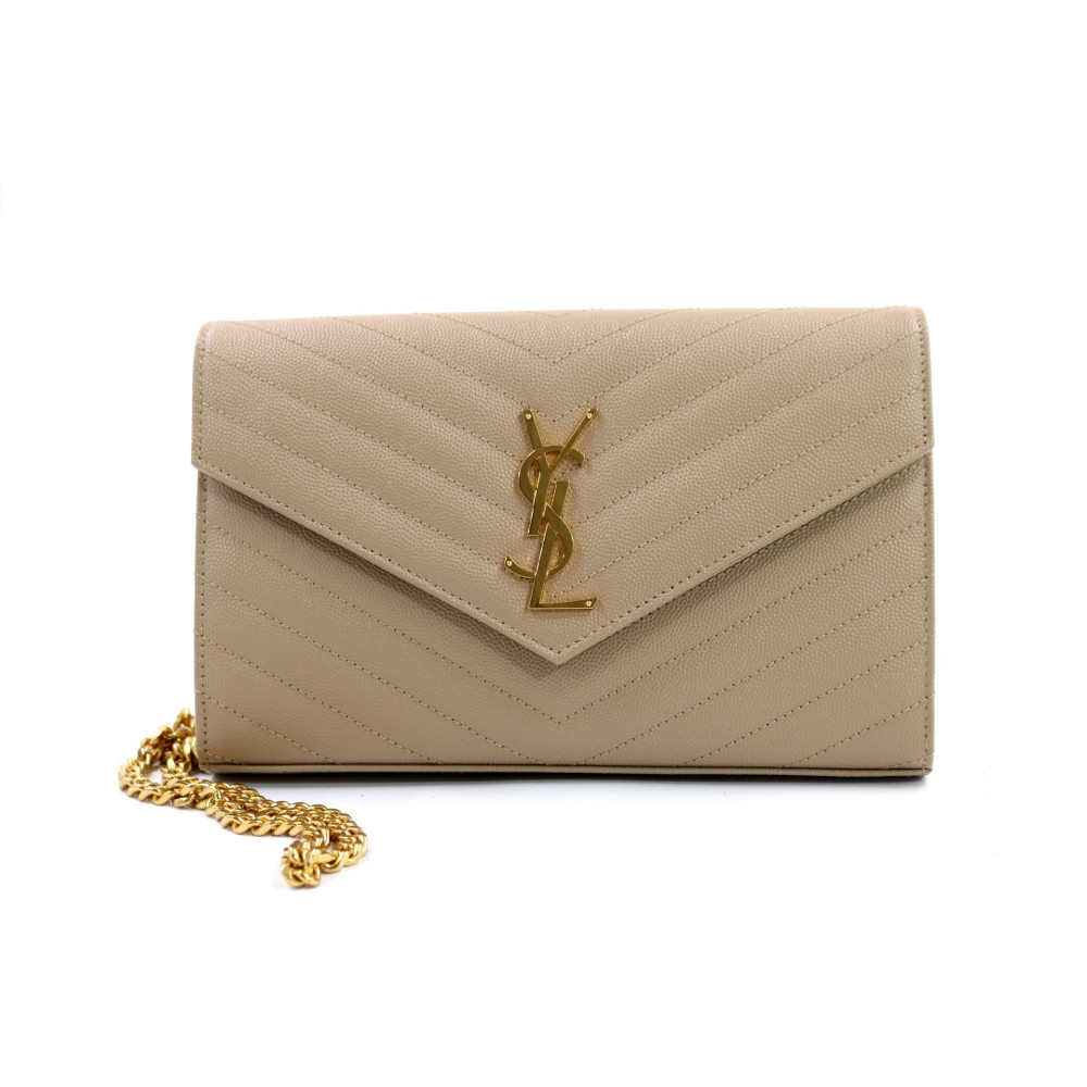 Saint Laurent Woc Pelle Beige