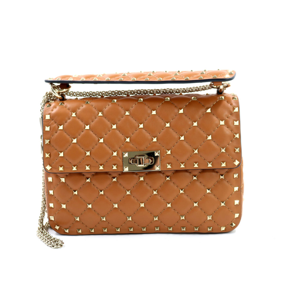 Valentino Spike Pelle Cammello