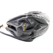 Miu Miu Shopping Pelle Nera